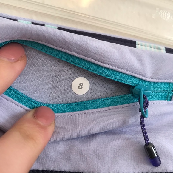 Lululemon Run: Speed Short Blue Purple Size 8 - Picture 2 of 4